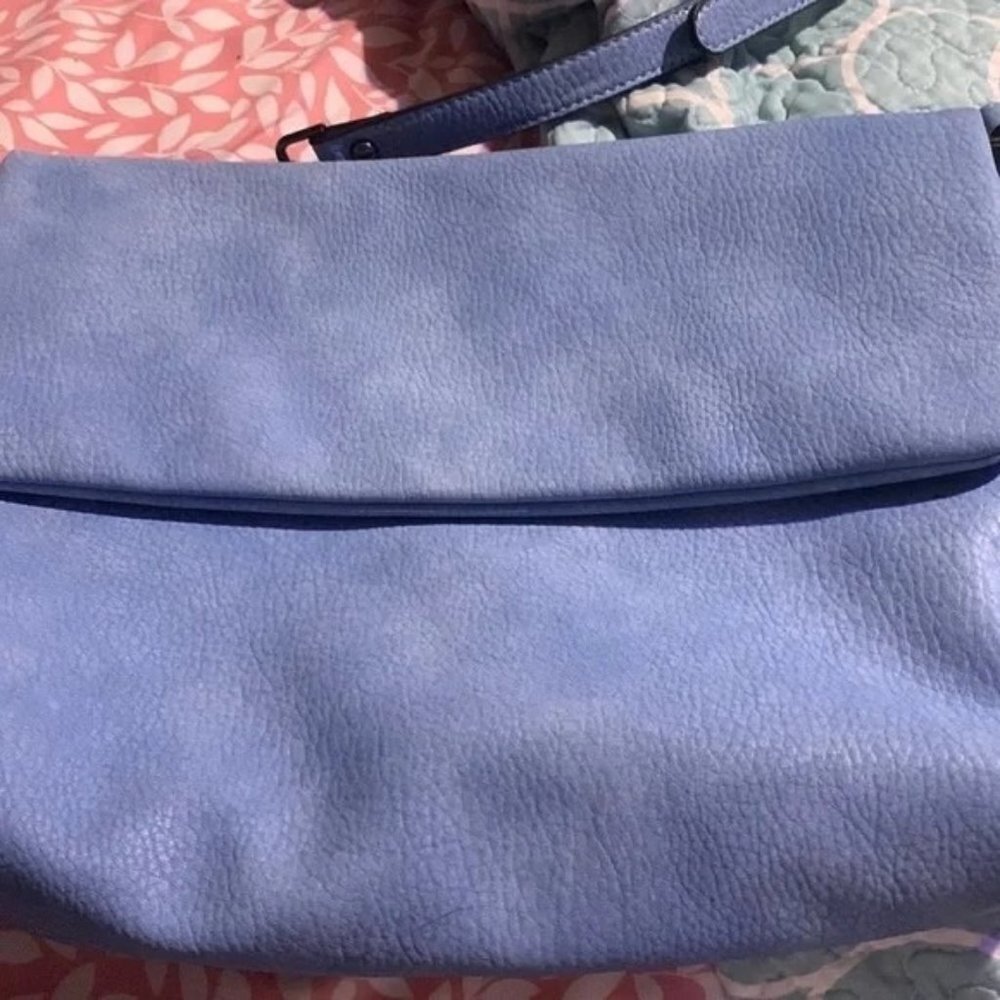 Pre-Loved Moda Luxe Beautiful Blue Purse With Tassel